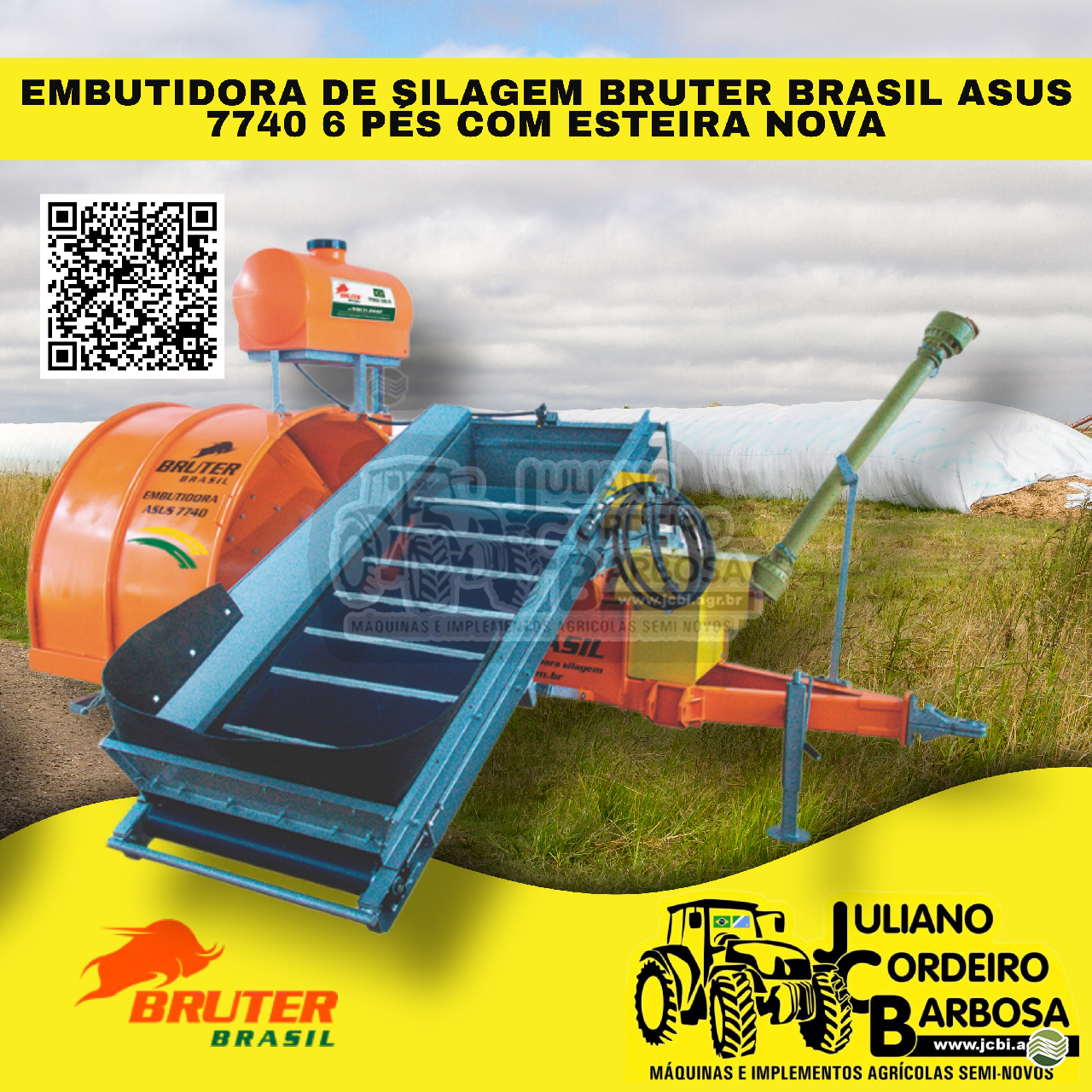 IMPLEMENTOS AGRICOLAS EMBUTIDORA EMBUTIDORA DE SILAGEM JCBi Máquinas e Implementos Agrícolas MARACAJU MATO GROSSO DO SUL MS